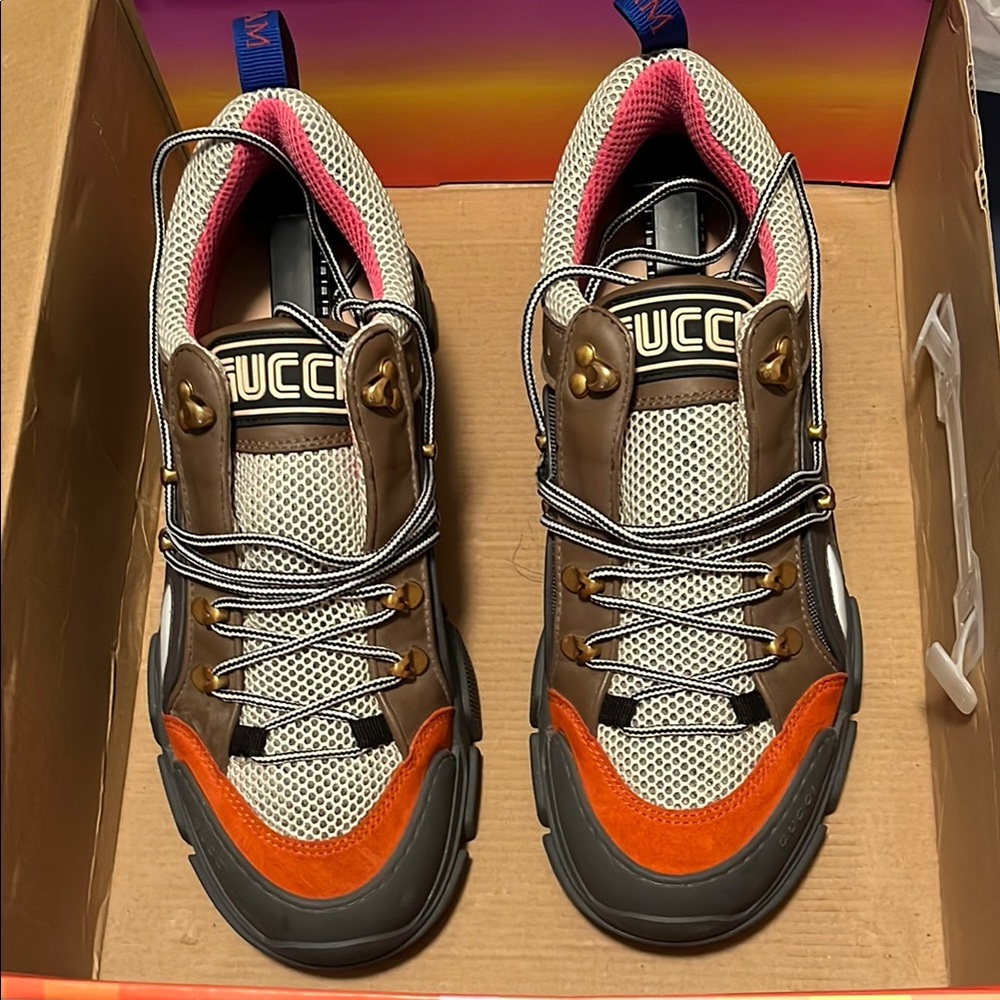 Gucci Men's Flashtrek Multicolor Sneakers